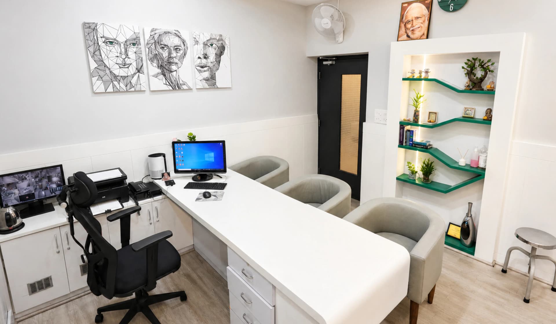 Doctor consultation space at Radiance Clinics Bhubaneswar