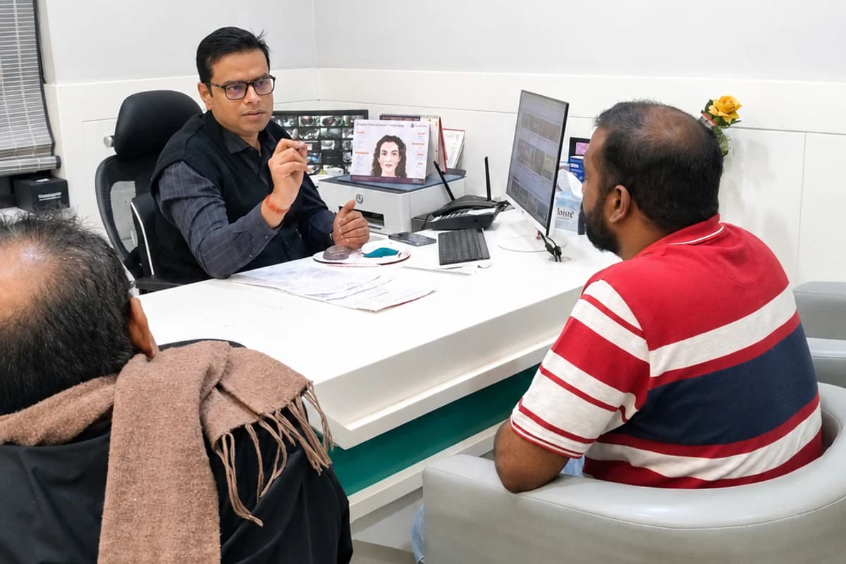Doctor-led consultation at Radiance Clinics