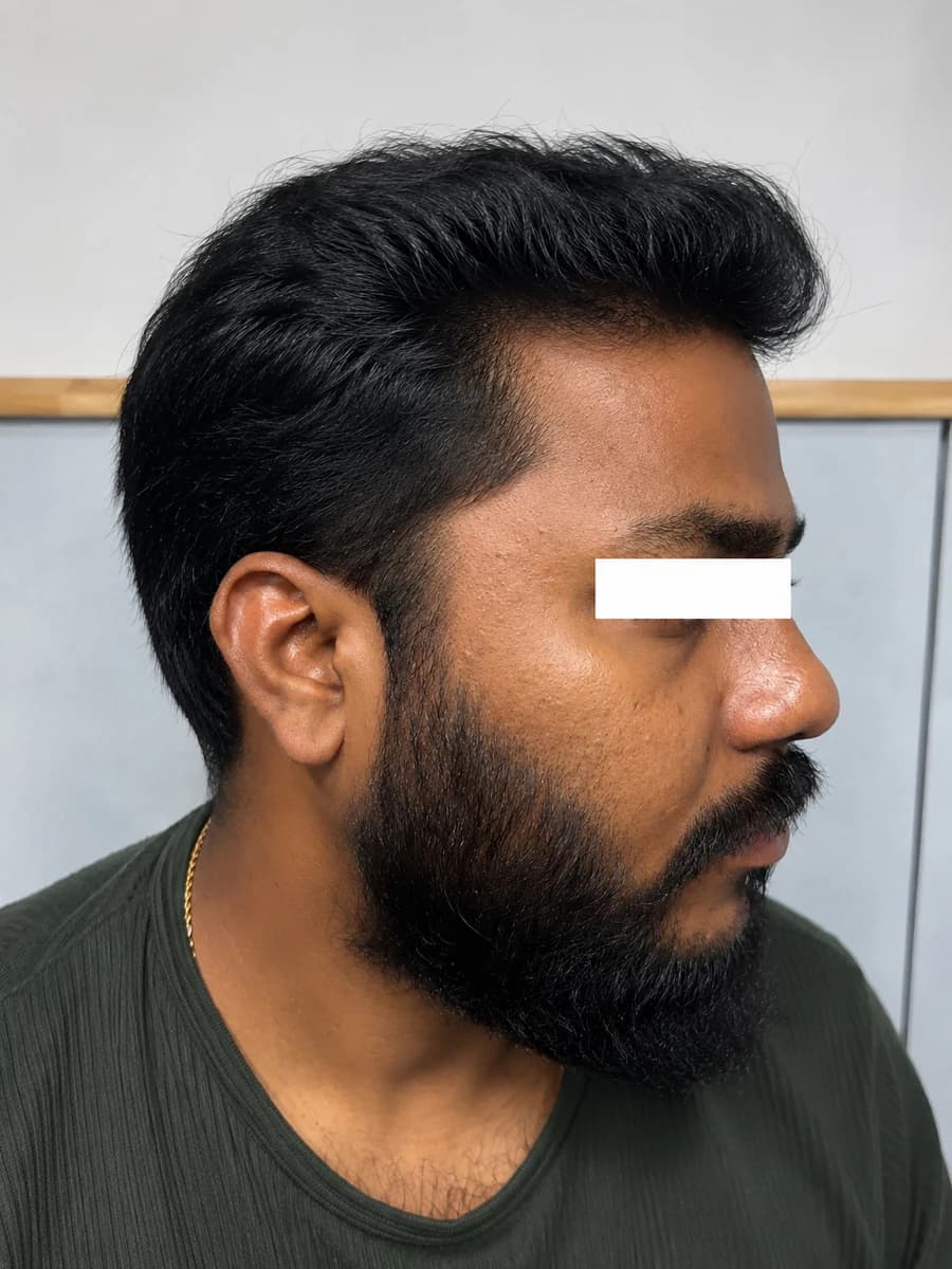 hair transplant case 005 front after