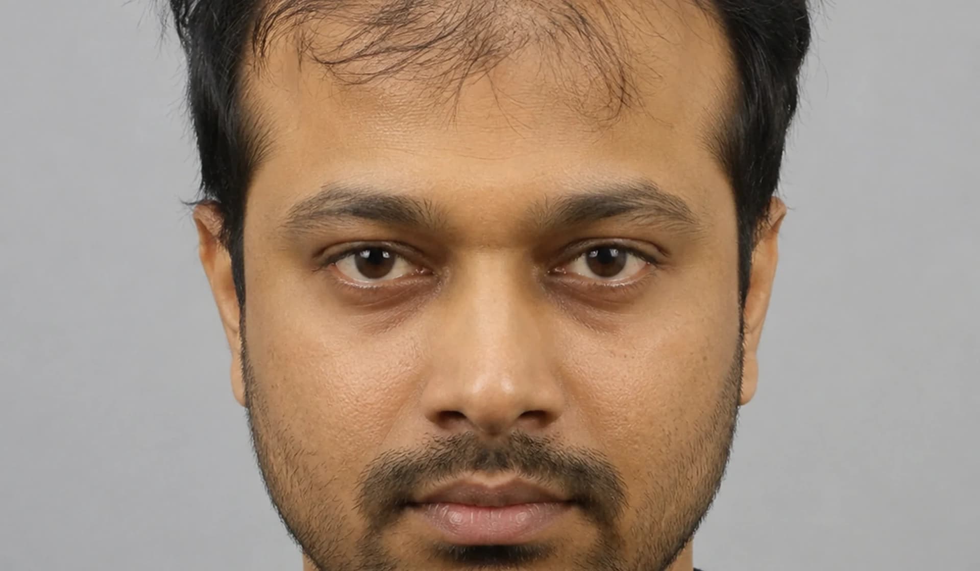 Frontal And Mid Scalp Hair Transplant before hair transplant at Radiance Clinics Bhubaneswar