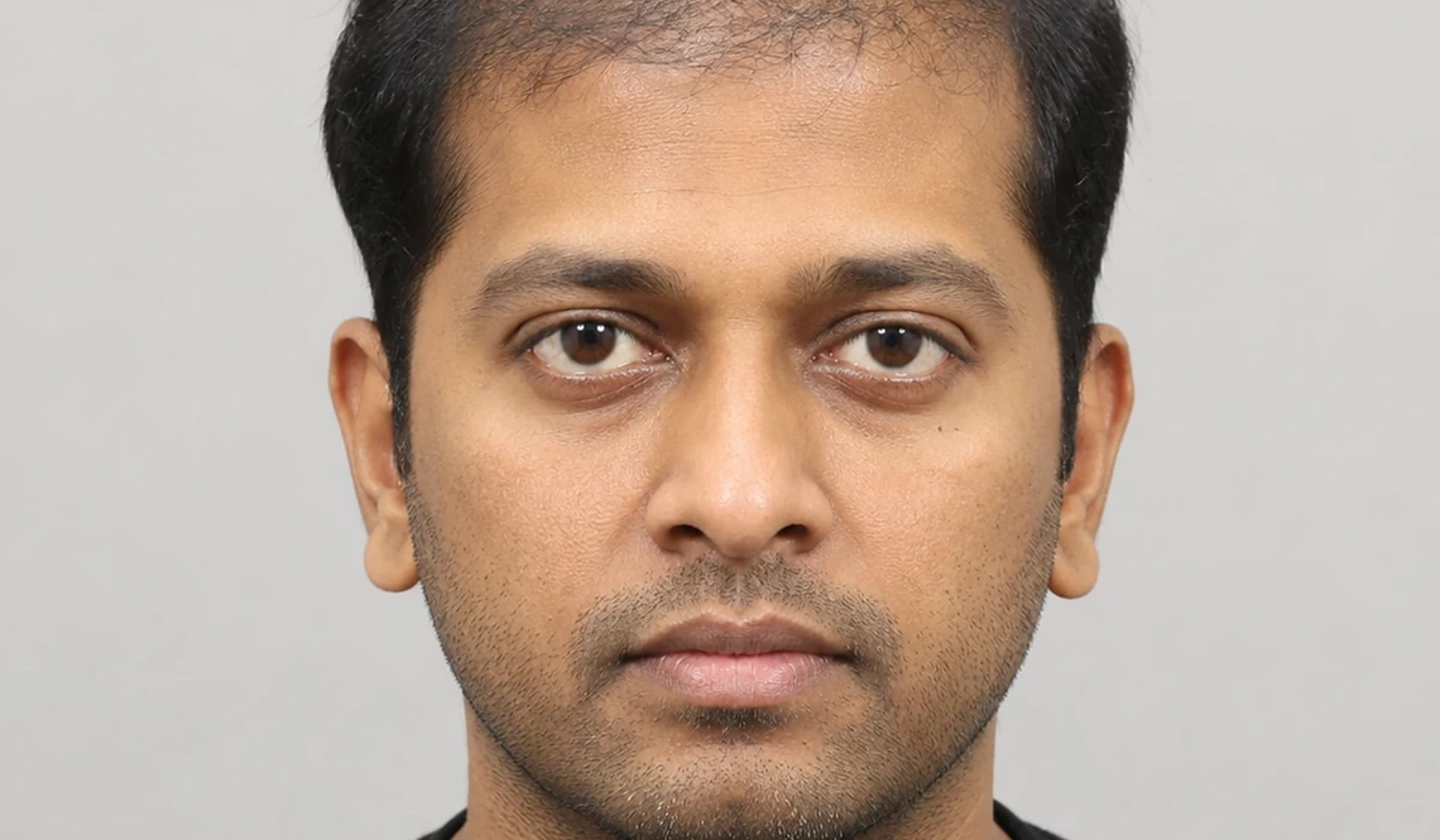 Male Diffuse Frontal Thinning before hair restoration at Radiance Clinics Bhubaneswar