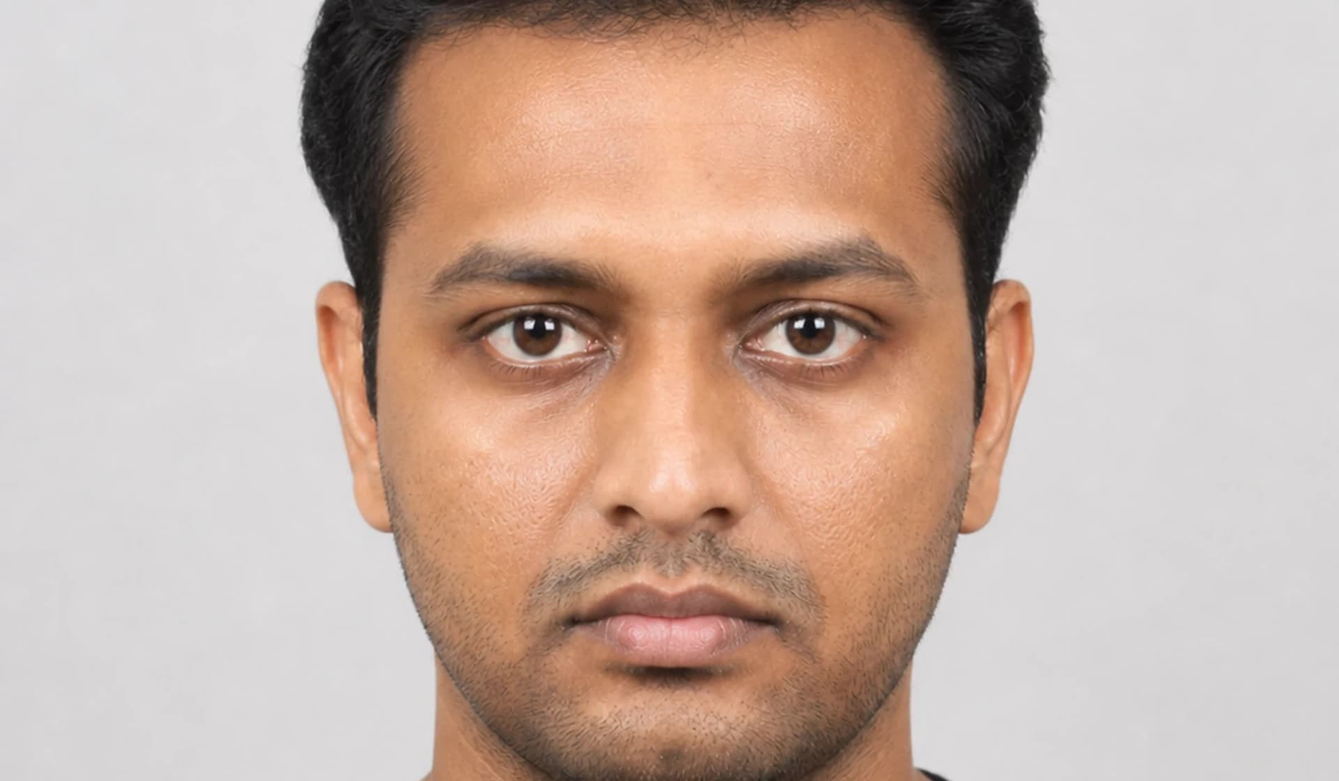 Male Diffuse Frontal Thinning after hair restoration at Radiance Clinics Bhubaneswar; individual results vary