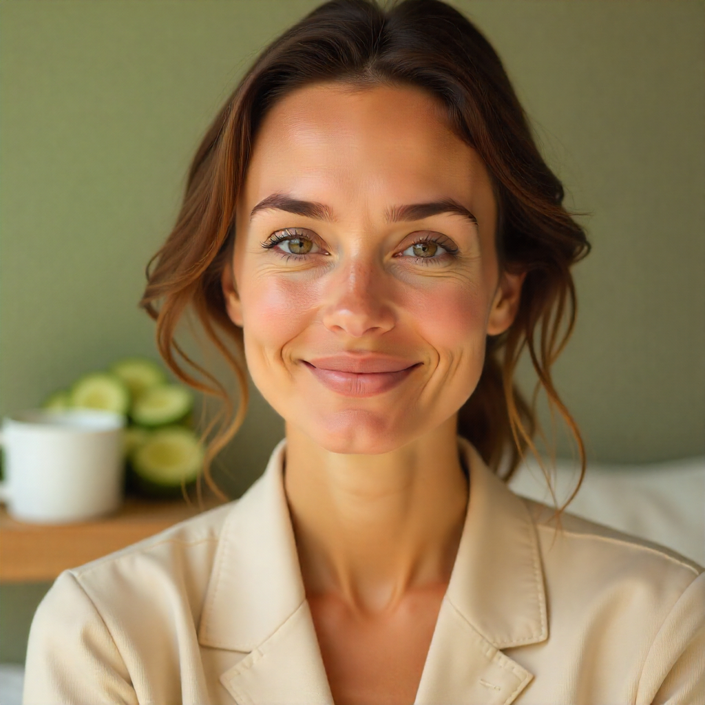 without visible dark circles