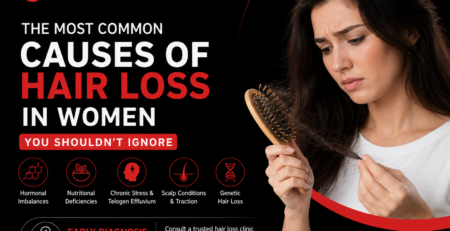 Common causes of hair loss in women